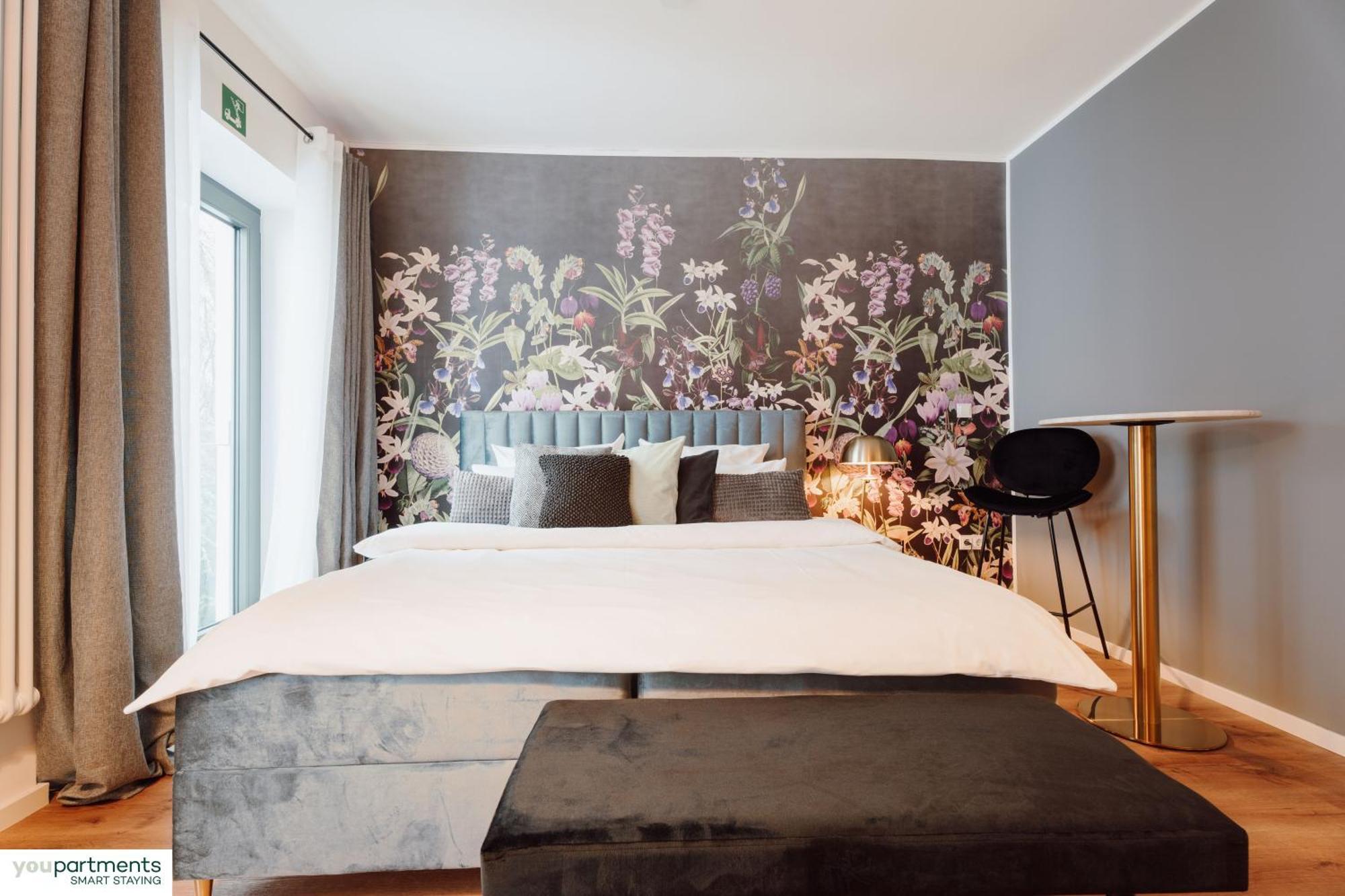 Appartement City-studio Im Innenhof Mit Boxspring-bett Und Community-raum